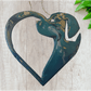 Dog Heart art coated in pourable epoxy 155mm x 151mm
