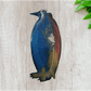 PENQUIN metal art coated in pourable epoxy 135x55MM
