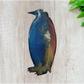 PENQUIN metal art coated in pourable epoxy 135x55MM