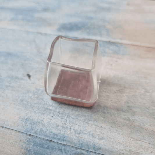 Square Silicone Chair cap with Felt Pad for 22mm -30mm