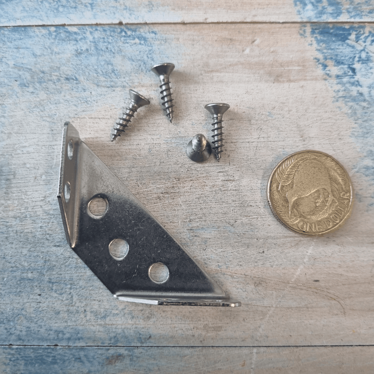 Stainless Steel Corner Bracket / Brace 46x46mm for Durable Support