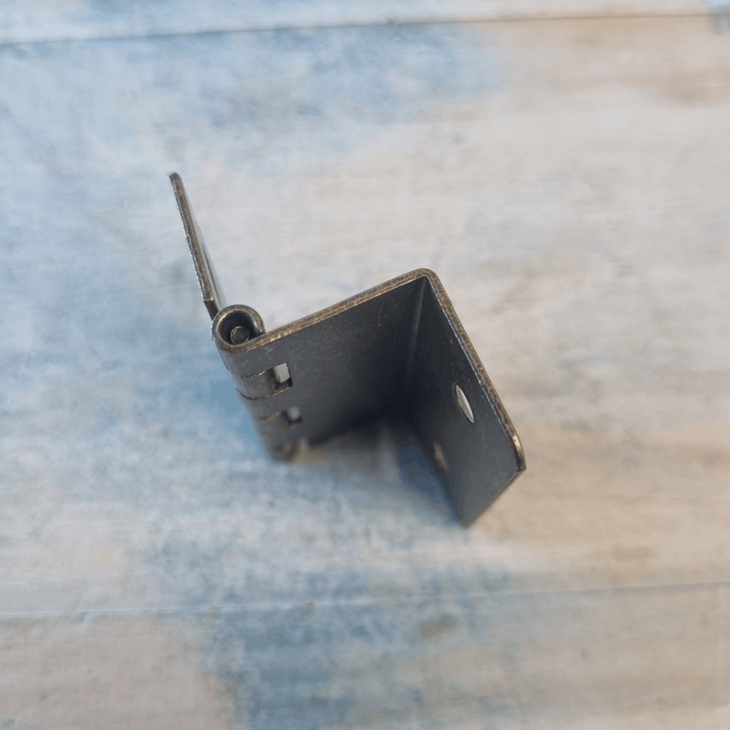 offset cabinet butt hinge-Bronze 40mm long