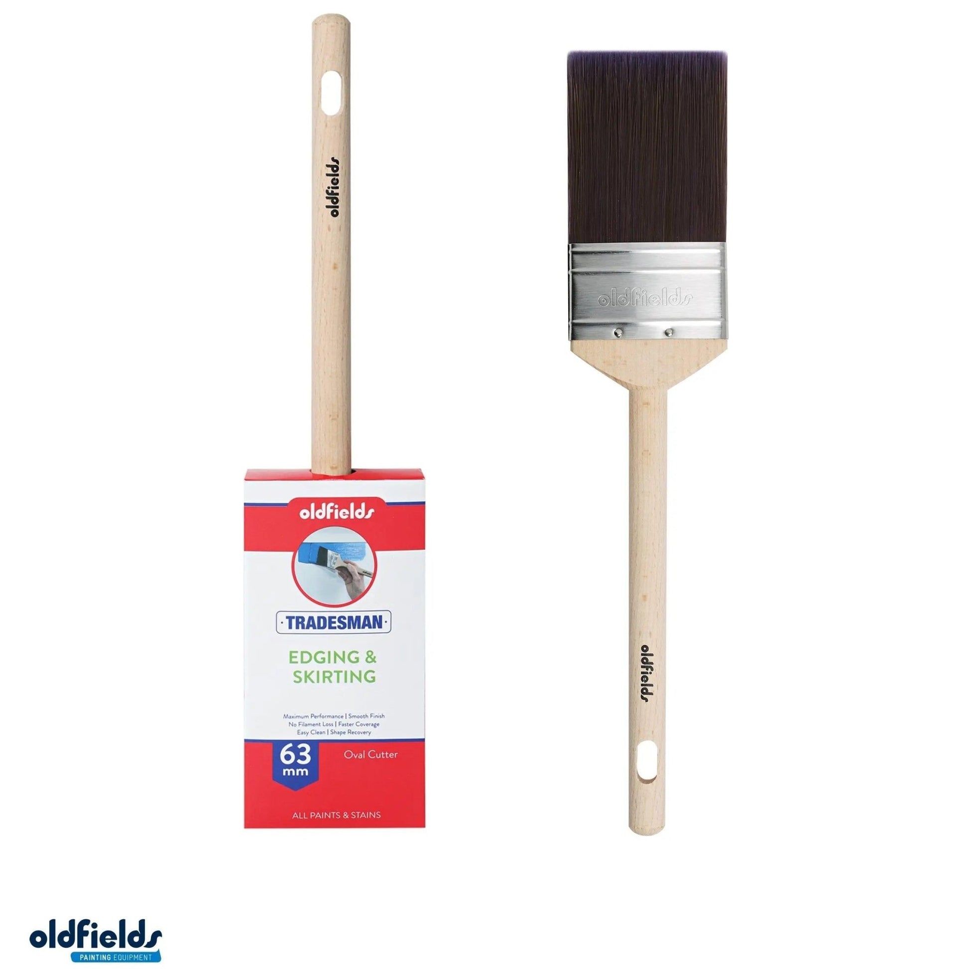 Tradesman Advanced Synthetic Filament Sash & Angle Cutters Paint Brushes from Oldfields-Vintique Concepts