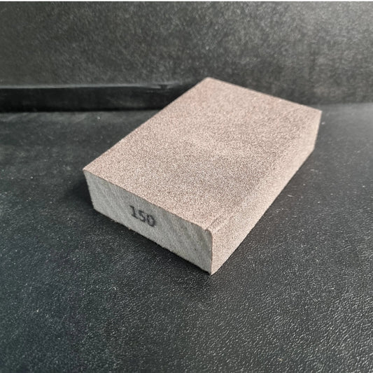 Foam (sponge) Sanding Block 150 Grit 100mm x 70mm - Vintique Concepts