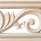 Victorian Swirl "cut-through" carved wood border trim moulding 80mm wide