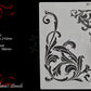 Victorian Swirls (2) Vintage furniture paint stencil (A4 Size)-Vintique Concepts