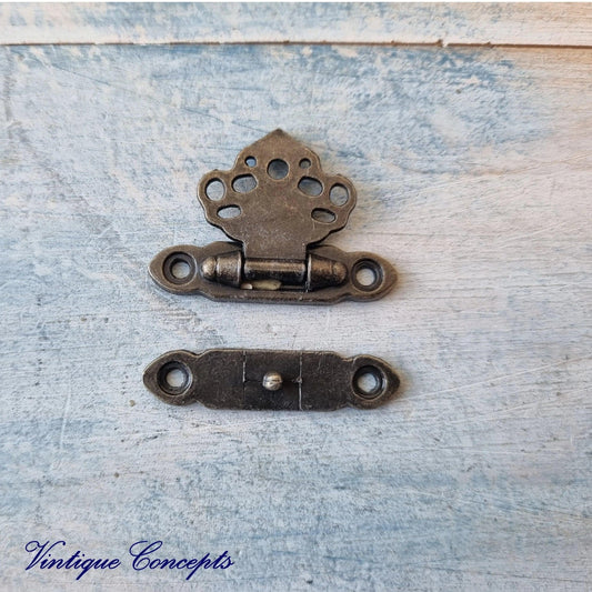Victorias Vintage jewelery Box Latch / Lock 37mm x 25mm-Vintique Concepts