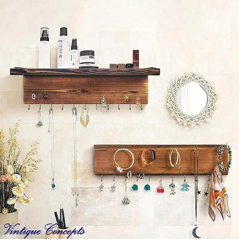 Vintage Black Cup Hooks 6 sizes-Vintique Concepts