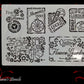 Vintage Stamp,ticket & sign furniture and wall Paint Stencil-Vintique Concepts