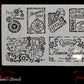 Vintage Stamp,ticket & sign furniture and wall Paint Stencil-Vintique Concepts