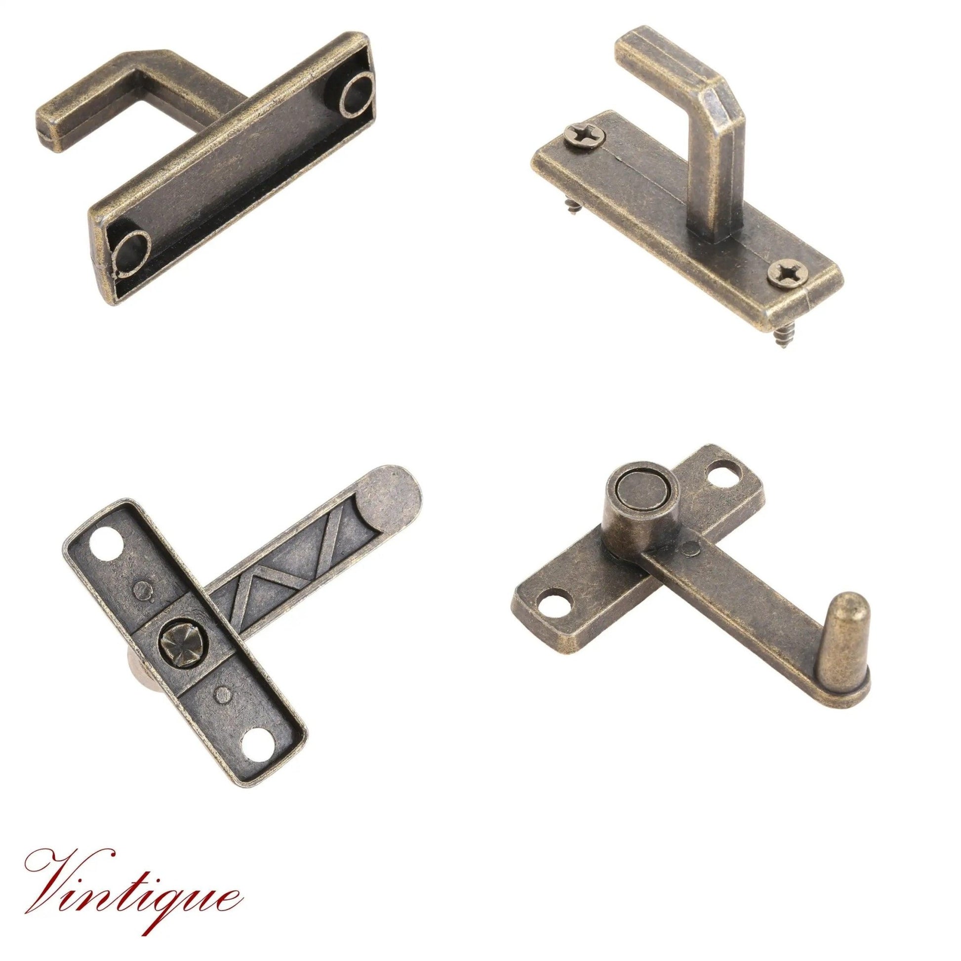 Vintage Style Swing Arm Toggle Latch bronze-Vintique Concepts