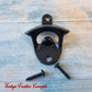 Wall Mounted Vintage Bottle opener for beer bottles etc-BLACK - Vintique Concepts