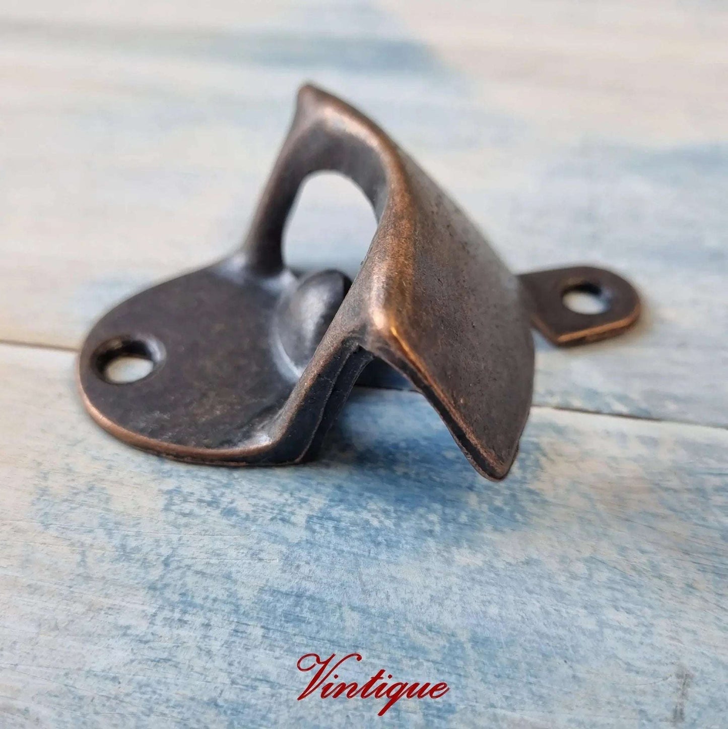 Wall Mounted Vintage Bottle opener for beer bottles etc-BRONZE - Vintique Concepts