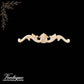 Wheat Scroll Centre Wooden Applique 40cm x 6cm