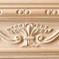 Wheat Scroll wooden moulding / scotia trim 100mm