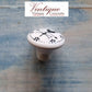White furniture Ceramic Knob Crowing Rooster 35mm Dia