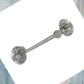 Windsor chromed brass 125mm cabin hook (surplus stock)-Vintique Concepts