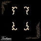 Windsor Scrolls Carved wood Appliques (sold in pairs) 12cm x 8cm-Vintique Concepts