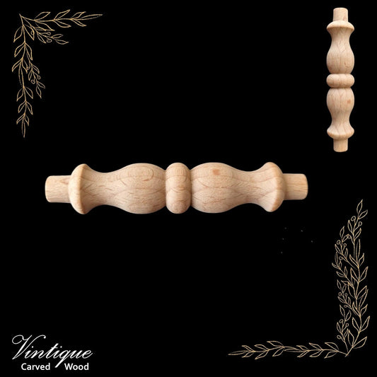 Woodcraft Emperors Wooden Spindle 86mm x 17mm (each)-Vintique Concepts