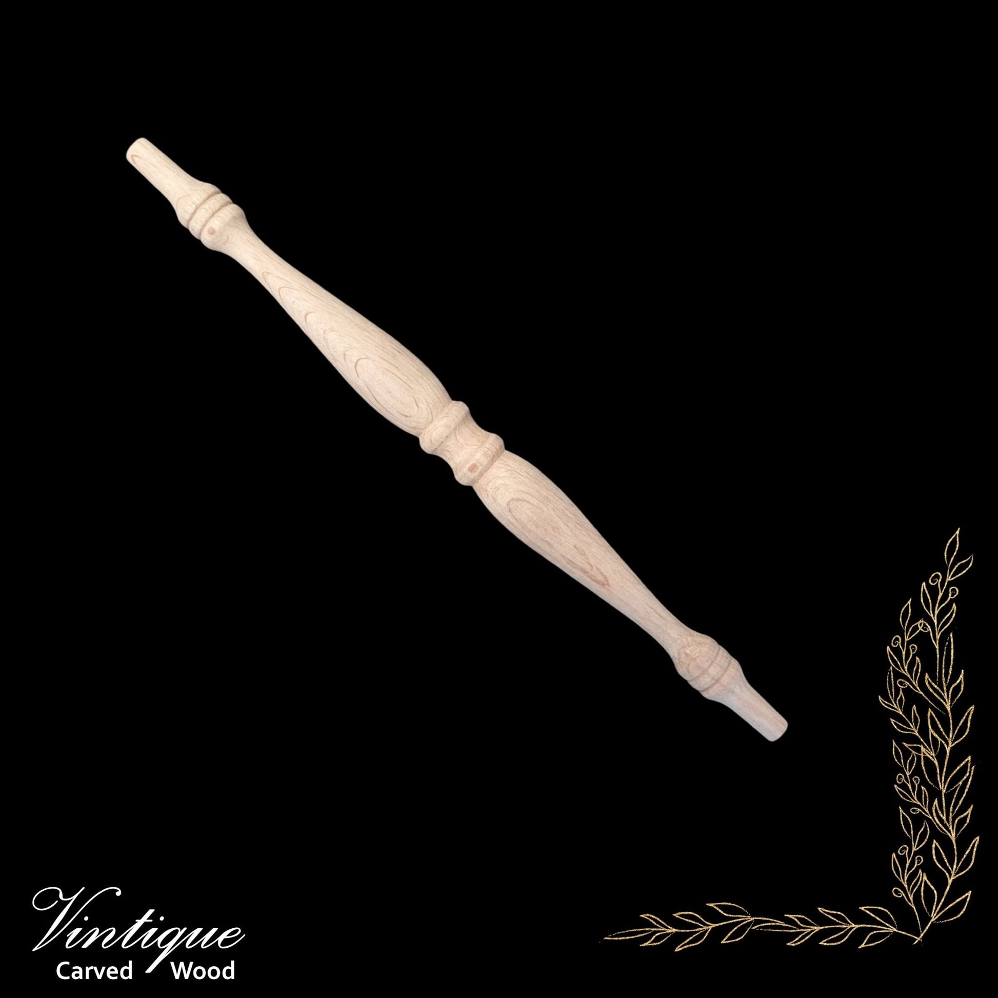 Woodcraft Oak Emperess Wooden Spindle 280mm x 22mm (each)-Vintique Concepts