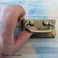 Ye Olde Bronze swing bail cabinet / drawer handle 96mm x 52mm-Vintique Concepts